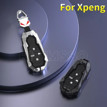 Liga de Chave do Carro FOB Caso de Cobertura para Proteger a Pele para Xpeng Xiaopeng P5 P7 G9 G3i Smart 4 Botões Remoto Sem Chaveiro Acessórios