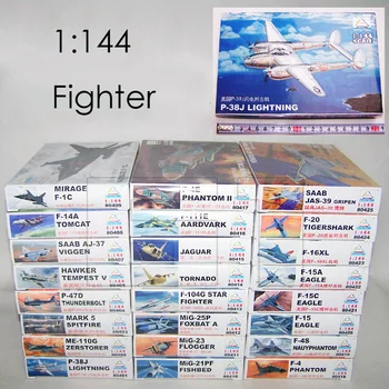 1: 144 Caças Militares Plástico Montagem de Aeronaves do Modelo de 25 Tipos a Escolher