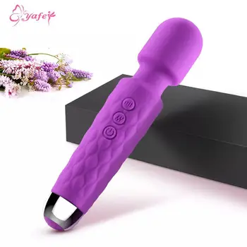 10 Velocidade de Forte Vibrador AV Vibrador para as Mulheres Vagina, Clitóris Estimulador Vibradores Varinha Mágica Massagem Erotica de Brinquedos Sexuais para Adultos