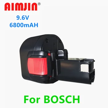 100% BAT048 9.6 V 6800mAh Ni-CD de Alimentação da Bateria Recarregável Ferramentas de Bateria para Bosch PSR 960 BH984 BAT048 BAT119 Frete Grátis