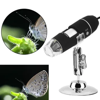 1000X Microscópio Digital Câmera 8LED Microscopio Digital USB Trinocular Para Electronica Biológico de Solda Microscópio Stand