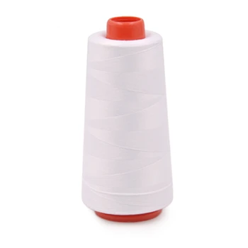 100D/2 nylon elástico branco linha de costura pagode segmento de tecido elástico, de malha roupas íntimas de bloqueio de thread especial
