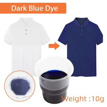 10g Cor Azul Escuro Tecido Corante Tinta Acrílica Corante Corante para Roupas em Algodão, Nylon de Seda, Roupas de Corantes Têxteis Renovação