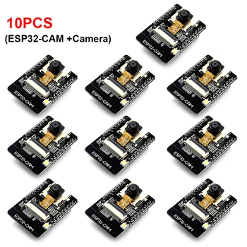 10PC ESP32-CAM-MB Módulo CAM WIFI Bluetooth Placa de Desenvolvimento Para o Arduino Com OV2640 Câmera MICRO USB Para Porta Serial Nodemcu