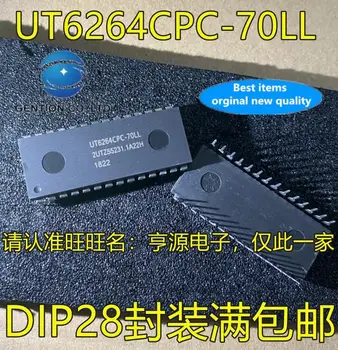 10pcs 100% original novo em stock UT6264CPC UT6264CPC-70LL DIP28 alfinete ficha de armazenamento de memória em linha reta plug IC
