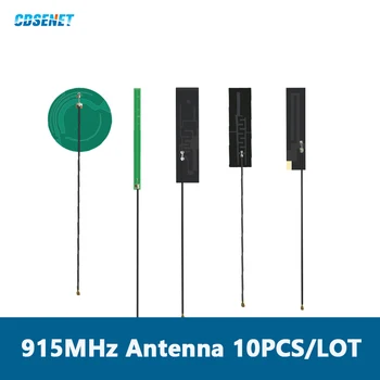 10pcs 915MHz FPC Antena PCB Construir em Anteana CDSENET 3dbi Stong Adesivo IPX Interaface Exterior da Antena para Smart Indústria
