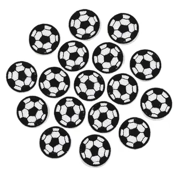 10pcs/lot Embrioidered de Futebol Patches para o menino sacos de roupas jeans de Ferro no Cartoon Adesivos Artesanais de Vestuário Appliqued Fornecedor