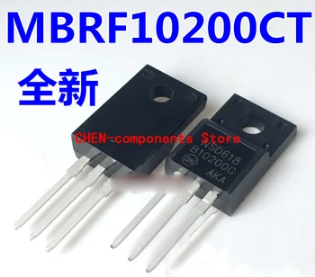10pcs Novo MBRF10200CT B10200G A-220 diodo Schottky