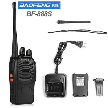 15pcs Original Baofeng interfone BF 888s Walkie Talkie UHF 400-470 mhz Canal Portátil de duas vias de rádio com 16 canais de comunicação