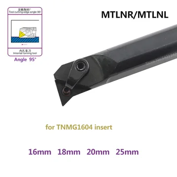 1PC S16Q S18Q S20R S25S MTLNR16 MTLNL16 de Torno CNC, Ferramentas de Corte MTLNR Barra de Torneamento Interno porta-ferramentas para TNMG Pastilhas de metal duro