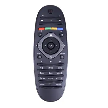 1PC Universal Controle Remoto de Tv, TV de Substituição de DVD Unidade de Controle Remoto Preto Philips TV/DVD/AUX