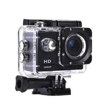 2022 Novo Mini 2.0 Polegadas HD 1080P, Câmera, Ação Subaquática Impermeável Capacete Preto de Gravação de Vídeo de Câmeras de Desporto da Câmara