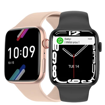 2022 Novo Smart Watch Carregamento Sem Fio Smartwatch Bluetooth Chamadas De Relógios De Homens De Mulheres Aptidão Esportiva, Pulseira Personalizada Cara De Relógio