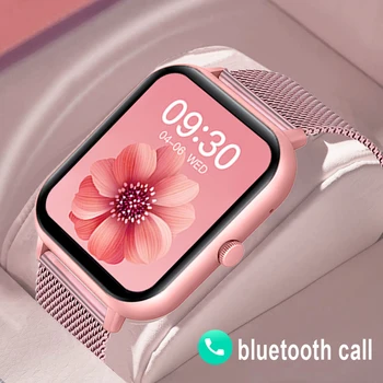 2023 Chamada Smart Assistir a Mulher de Marcação Personalizado Smartwatch Para Android IOS Impermeável de Música Bluetooth Relógios Touch Pulseira de Relógio