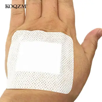 20Pcs 6x7/10cm Respirável Auto-adesivo Curativo Band Aid Bandage Grande Ferida de Primeiros Socorros a Hemostasia da Ferida