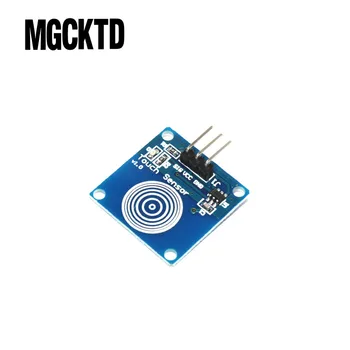 20pcs/monte Sensor Digital TTP223B Módulo Capacitivo de Toque chave azul
