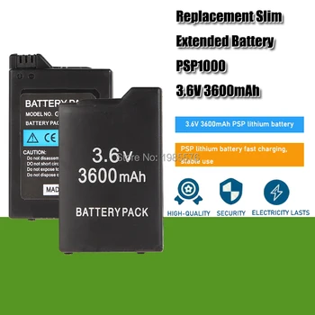 3.6 V 3600mAh PSP-1000 Bateria de Substituição para Sony PSP1000 PlayStation PSP110 Console Portátil