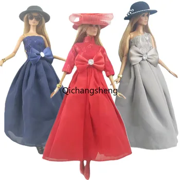 30cm Boneca com Roupas de Renda Princesa Vestidos para a Barbie Roupas de Festa Vestido de Roupas para a Barbie Vestido de 1/6 Bonecas Acessórios Brinquedos Presentes