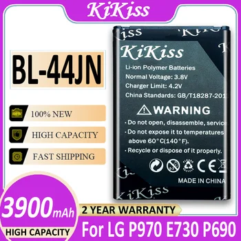 3900mAh Bateria BL-44JN Para LG Optimus Black P970 E730 P690 P693 E510 E610 E612 E615 C660 MS84 Bateria do Telefone +Número de Rastreamento
