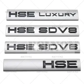 3D HSE SDV6 de Luxo SDV8 Tronco de Carro de Metal Emblema Emblema Para Carro com porta Traseira do Fender Porta Adesivo Emblema para Land Rover Range Rover