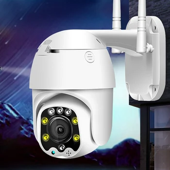 3MP Zoom Óptico de 5X Câmera IP WiFi de Casa Inteligente de Segurança de Proteção de Vigilância ao ar livre de CCTV 360 PTZ Automático de Rastreamento do Monitor de IP Cam