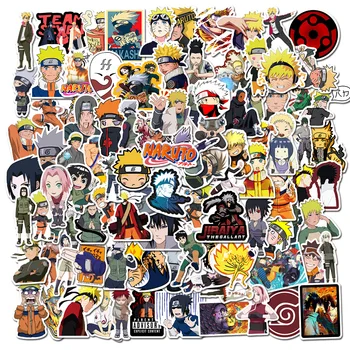 50/100pcs Japão Anime de desenho animado Naruto adesivo Para Impermeável Etiqueta de Bagagem Skate Guitar Laptop Stikers Criança Brinquedos