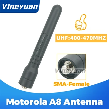 9.5 CM/3.74 POLEGADAS PMAE4020A UHF 400-470 mhz Antena Padrão para Motorola Mag Um BPR40 A8 A6 Dois sentidos da Antena de Rádio
