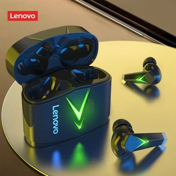 A Lenovo LP6 TWS Jogos de Fone de ouvido sem Fio Novo Buletooth Fone de ouvido Com Redução de Ruído de Modo Duplo Auricular Para o E-Sports Jogos de Música