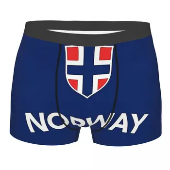 A noruega Bandeira de Homens de Cuecas da Noruega norueguês Bandeira de Homens de Cueca Boxer de Algodão para o sexo Masculino de Tamanho Grande, Muito Soft
