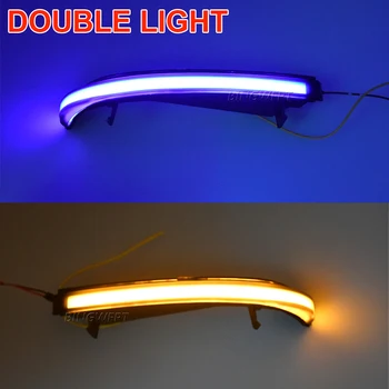 A nova Dinâmica de LED, por sua vez, Sinal de pisca-Pisca, FR Espelho do Lado do Indicador de luz Para LADA PRIORA 1Pair (Esquerda+Direita)