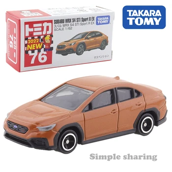 A Takara Tomy Tomica N.º 76-Subaru WRX S4 STI Esporte R EX 1/62 Brinquedos Veículo a Motor Fundido Metal Modelo