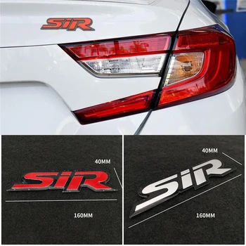 Adesivos de carros 3D do Metal SIR Emblema Emblema Decalques Para Honda FIT Jade Acordo Cidade Civic CRV de Acordo Auto de Trás do Tronco do Corpo Adesivos
