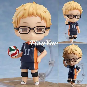 Anime Haikyuu!! Voleibol menino Kei Tsukishima 616 P ver. Embalado Figura Decoração do Carro 10CM