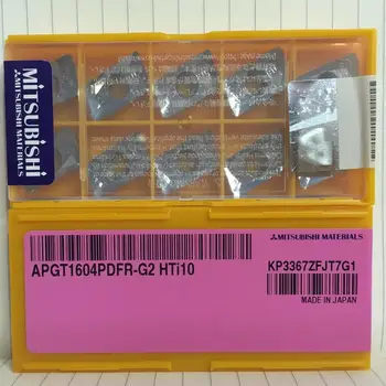 APGT1604PDFR-G2 HTI10 para JANTES de pastilhas de metal duro 10pcs APMT1604 BAP400 Pastilhas de metal duro 10Pcs/Box de Torno CNC, Ferramentas