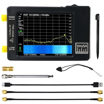 Atualizado Tinysa Analisador de Espectro,de MF/HF/VHF UHF de Entrada De 0,1 MHZ-350 mhz E UHF de Entrada Para 240MHZ-960MHZ,Gerador de Sinais