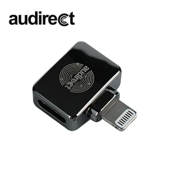Audirect LC01 Relâmpago Tipo-C Adaptador para iPhone com Feixe de 3s Adaptador OTG DAC Suporta 24-bit 48 khz sem Perdas de Decodificação