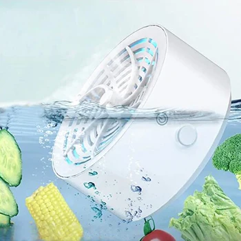 Automático de Frutas e Vegetais Máquina de Limpeza Magnética de Carregamento Portátil Alimento Purificador de Máquina de Lavar Para a Limpeza de Frutas Carne
