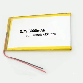 Bateria de substituição para o lançamento x431 pro Auto Diagnóstico Ferramenta de 3.7 V Bateria de 3000mAh bateria de Li-Po bateria interna Recarregável de Polímero de Lítio