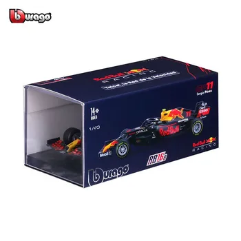 Bburago 1:43 F1 Formula One Red Bull Racing Sergio Perez carro RB16B Nº 11 da liga de carro de luxo de fundição modelo de carro de brinquedo coleção