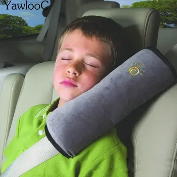 Bebê Travesseiro Cinto de Segurança do Automóvel e assentos de Suspensão Posicionador Proteger Almofada de Ombro Ajustar Veículo Almofada do Assento para Crianças do Bebê Playpens