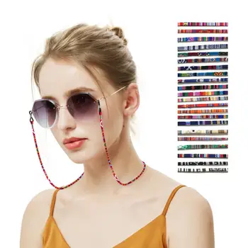 Boêmio Corda Trançada Óculos De Leitura Da Cadeia De Moda Colorido Cadeia De Óculos Mulheres De Óculos De Sol Amarra Mantenha StrapsAccessories
