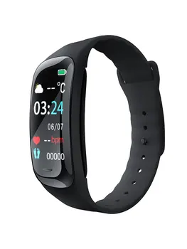 C1Plus Impermeável Inteligente Pulseira de Pressão Arterial de Fitness Tracker Monitor de frequência Cardíaca de Homens de Esportes Smartwatch 2022 Para Android IOS