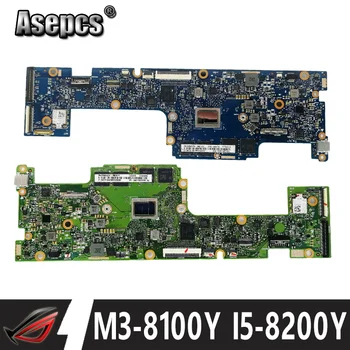 C434T placa-mãe Para ASUS Chromebook Flip C434 C434TA Laptop placa-Mãe M3-8100Y I5-8200Y 8GB/4GB-RAM-SSD-64G/128G