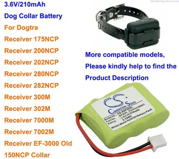Cameron Sino 210mAh Bateria BP20R para Dogtra 150NCP Gola,175NCP,200NCP,202NCP,210NCP,22000NCP,280NCP,282NCP,Receptor de 300M,302M