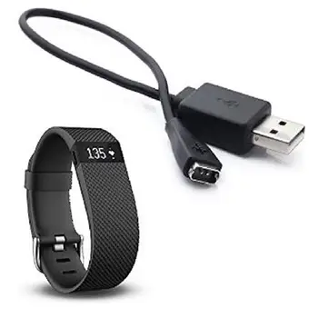 Carregador USB Cabo de Carregamento de Cabo para o Fitbit de RH da frequência Cardíaca de Fitness Tracker Pulseira