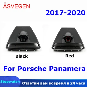 Carro Console Cronômetro Para O Porsche Panamera 2017-2020 Boxster Auto Interior Da Placa Do Traço Hora Do Relógio Com 4 Cores