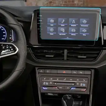 Carro Protetor de Tela para Volkswagen T-T Roc Roc 2022 Carro GPS de Navegação de Vidro Temperado de Protetor de Tela de Filme Adesivo