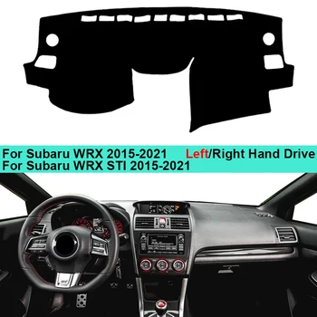 Carro Tampa do Painel de controle Traço Tapete de Carpete Cabo Para Subaru WRX 2015-2021 Auto Sombra de Sol Pad Subaru WRX STI 2015-2021