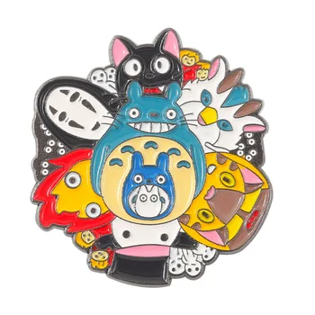 Cartoon Macho Liga Broche De Desenhos Animados Do Gato Forma Esmalte Acessórios De Vestuário Mochila Broche Emblema Alfinetes De Lapela