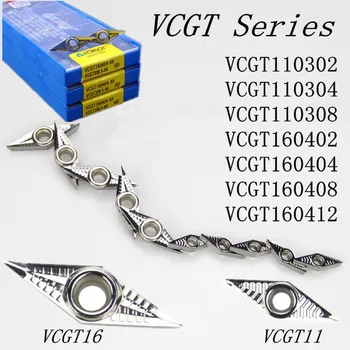 cgt160402 vcgt160404 vcgt160408 ak h01 inserções em alumínio torneamento interno ferramenta de torno cnc, ferramentas vcgt fresa de metal duro de alta qualidade
